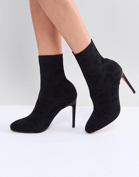 Asos Elyssa Knitted Sock Boots - Black