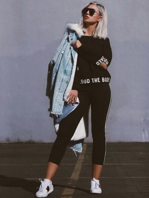 Sudadera Trenzada Con Aberturas En Los Codos