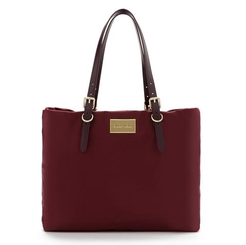 Bolso Shopper Vertical Burdeos