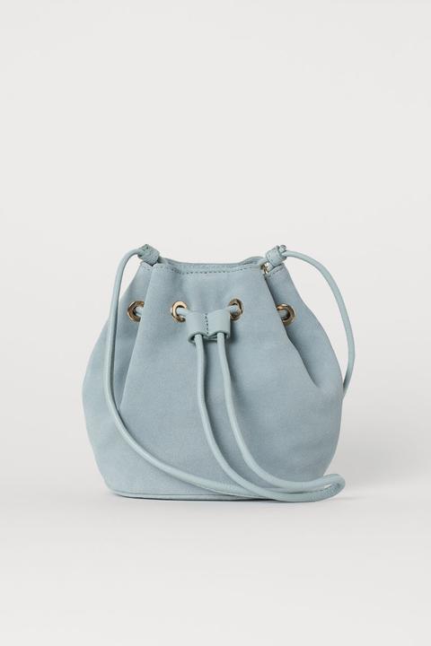 H \u0026 M - Borsa A Secchiello Scamosciata - Verde from H\u0026M on 21 Buttons