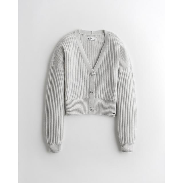 hollister ribbed cardigan