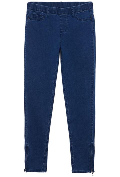Jeggings Skinny Zip Fondo
