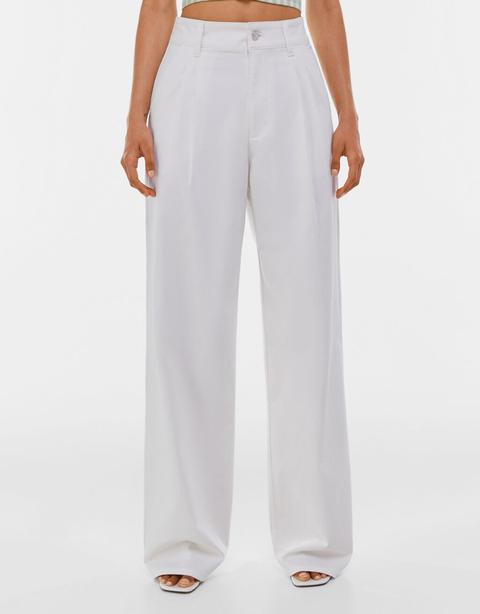 Pantalon Wide Leg Pinces