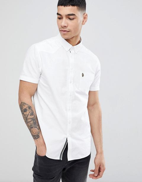 Luke Sport Cuffys Call Shirt In White - White