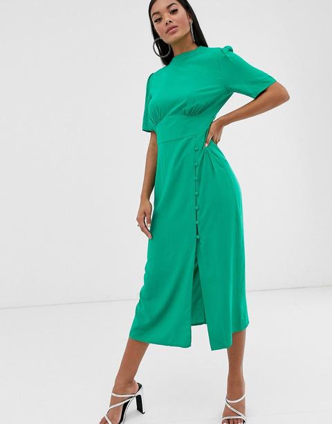 asos green tea dress