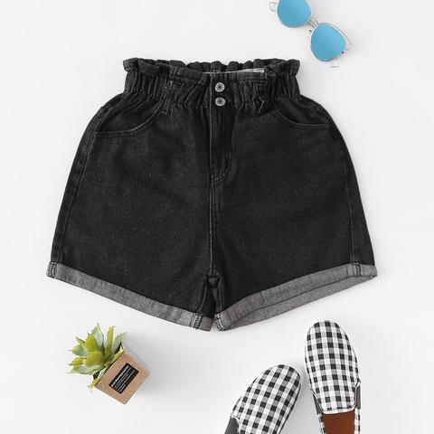 Shorts Corti In Denim