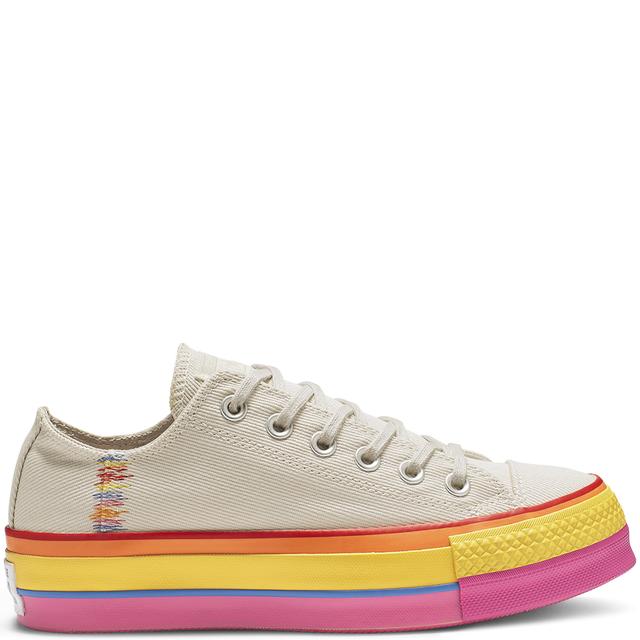 converse rainbow platform sneakers - 55 