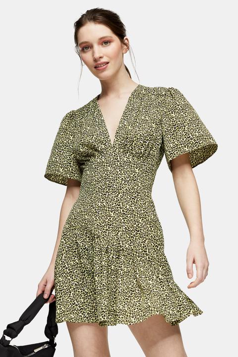 lime green dress with sleeves