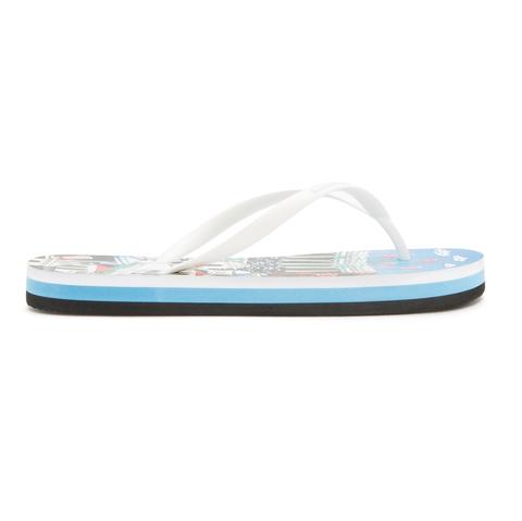 Chanclas Estampado Azul