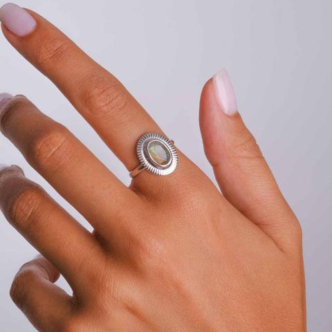 Anillo Dafne Gray
