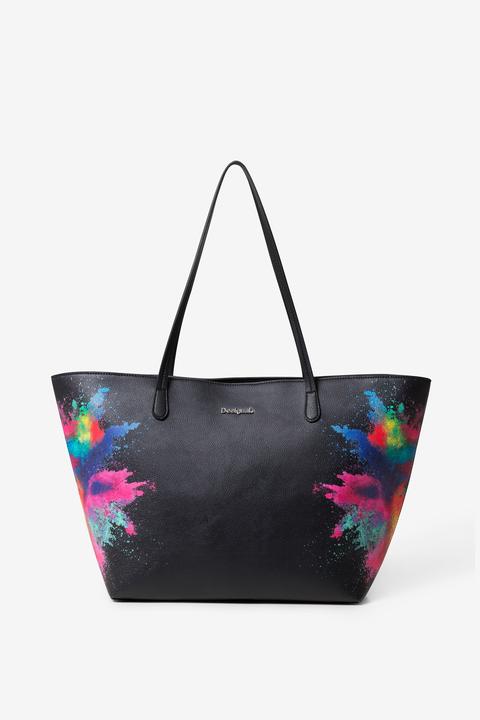 Bolso Negro De Pu Holi Capri