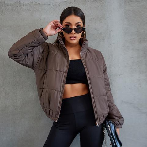 Zip Up Puffer Jacket