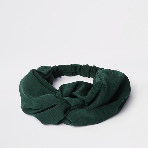 Green Wide Twist Headband