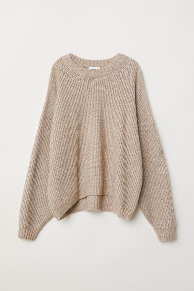 H & M - Pullover In Maglia - Beige