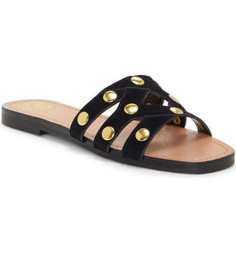 studded slide sandals