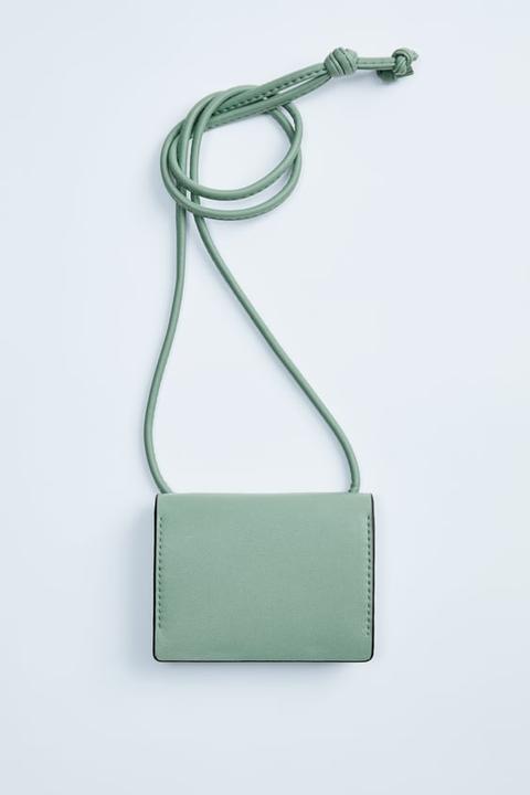 Pocket Card Holder With Cord