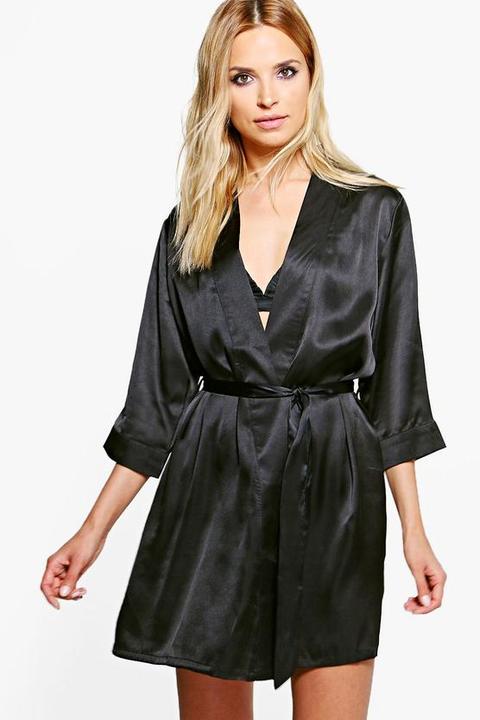 robe kimono boohoo