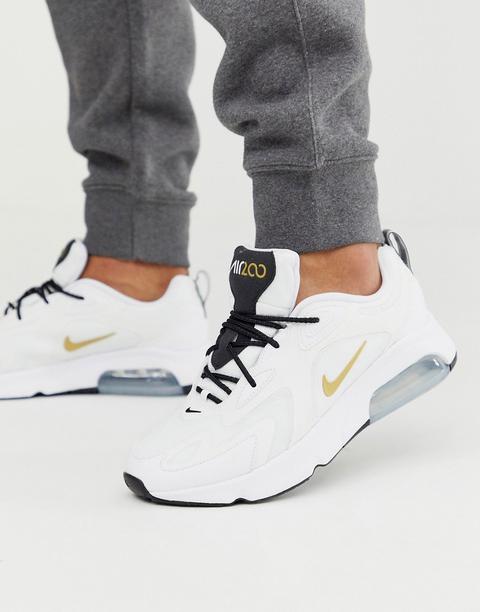 Nike Air Max 200 Trainers In White from ASOS on 21 Buttons