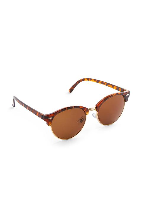 Round Tortoise Shell Sunglasses