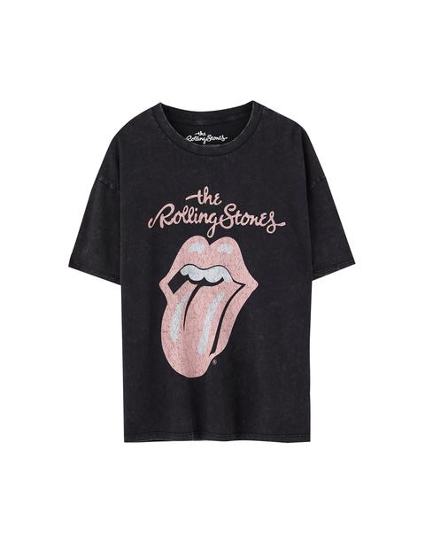 T-shirt The Rolling Stones Langue Rose