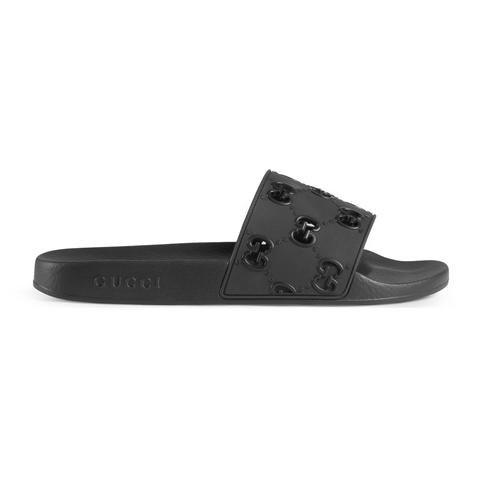 Men's Rubber Gg Slide Sandal