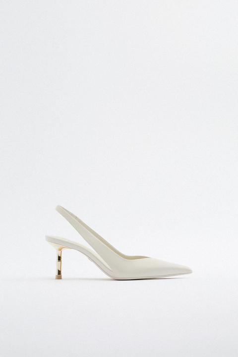 Zapato Tacón Piel Destalonado