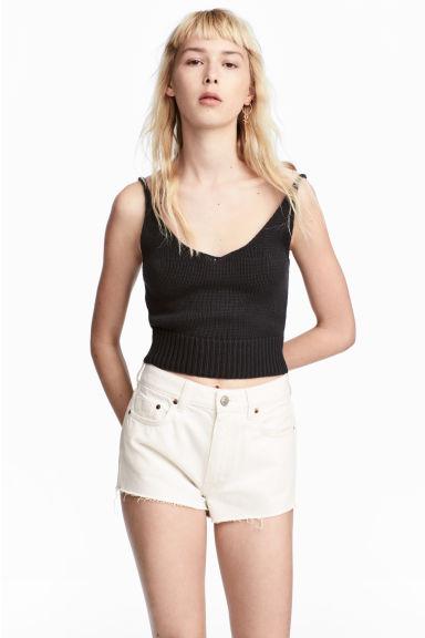 Knitted Cropped Top