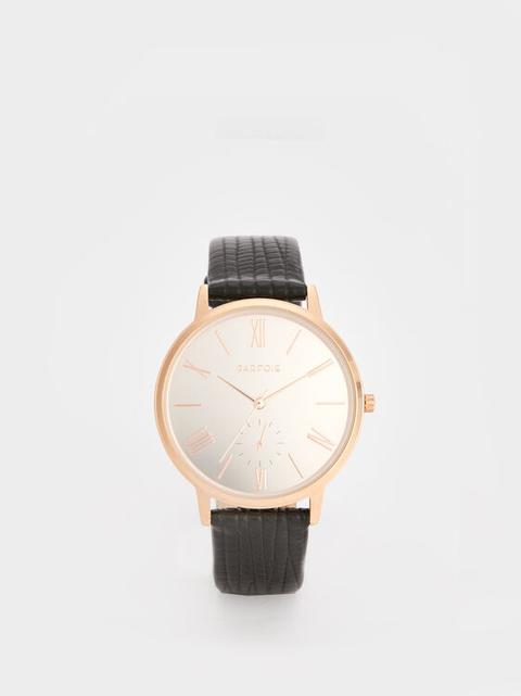 Reloj Correa Efecto Piel Serpiente