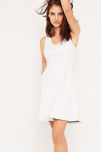 sporty white dress