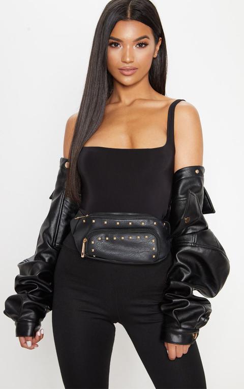 Black Stud Bum Bag