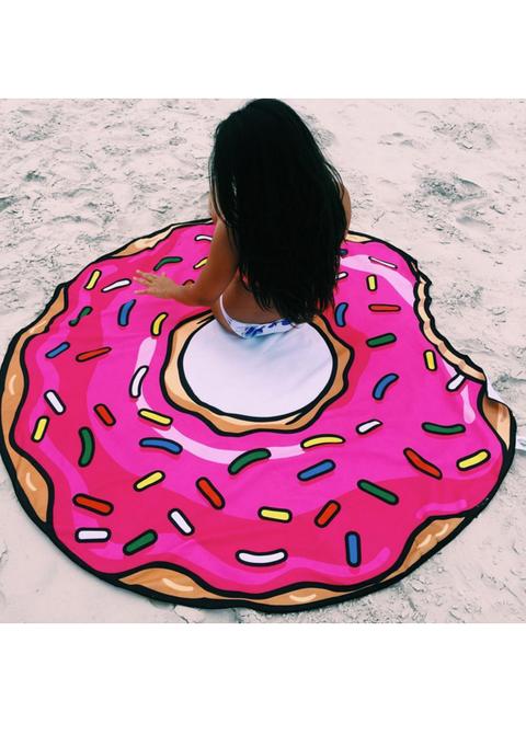 Donut Shaped Round Beach Towel