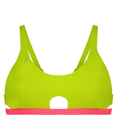 Hunkemöller Top De Bikini Corto New Wave Amarillo