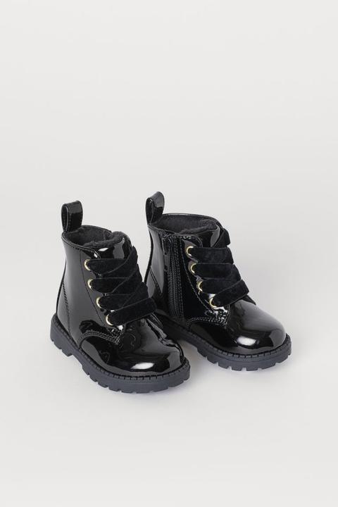 H & M - Warm-lined Boots - Black