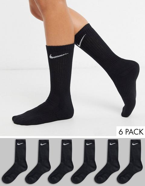 Nike - Lot De 6 Paires De Chaussettes - Noir