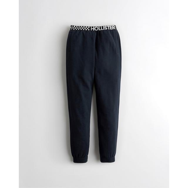 hollister high rise fleece joggers