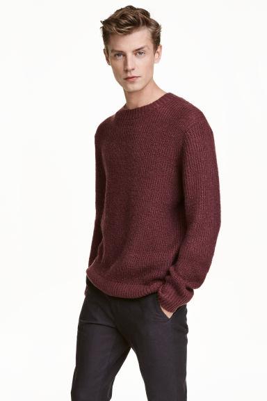 Pullover In Maglia A Coste