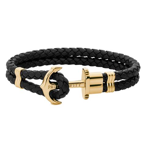 Bracciale Àncora Phrep Ip Oro Nero