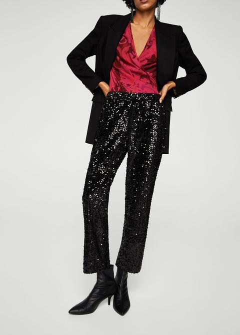 Pantaloni Paillettes