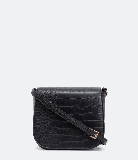 Bolsa Transversal Croco