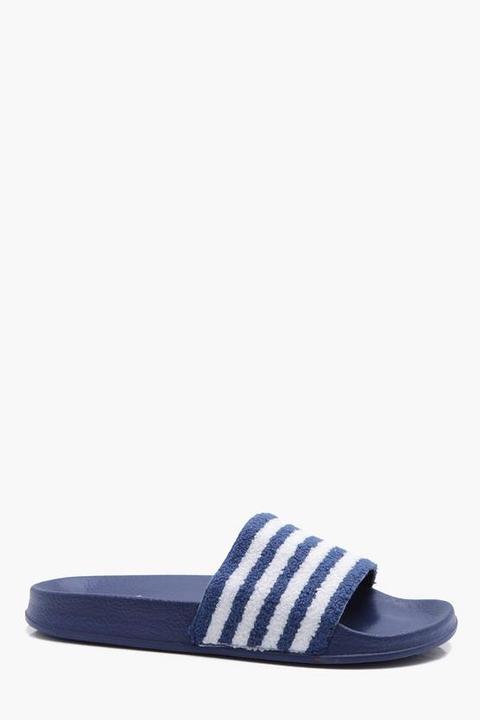 Stripe Towelling Slider