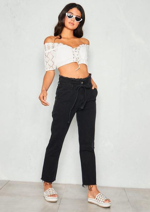 missy empire paperbag jeans