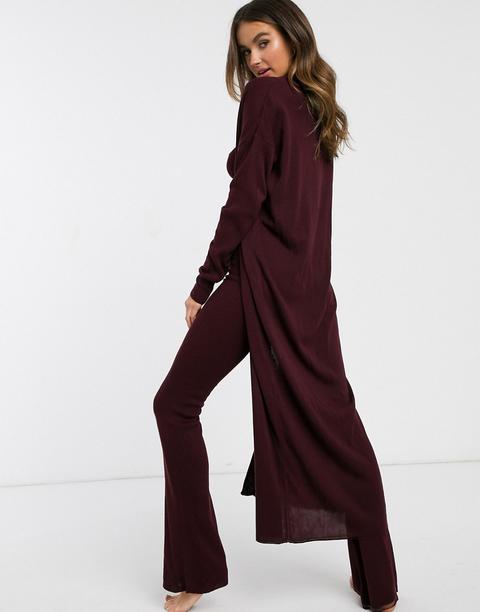 lounge set with cardigan