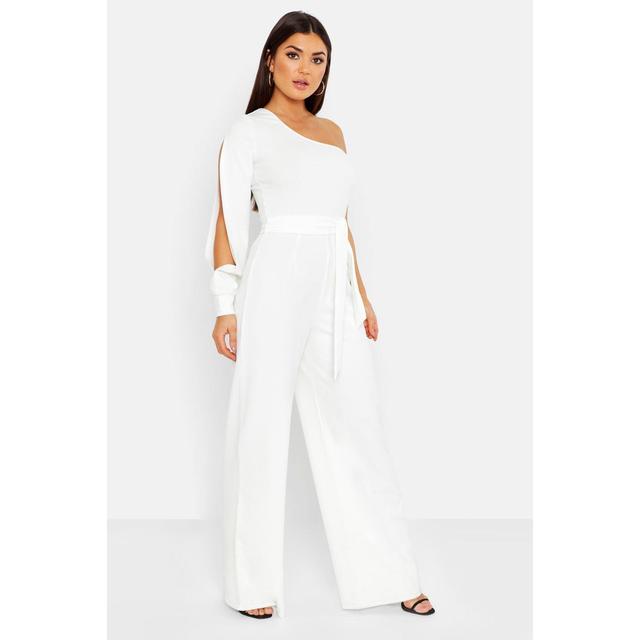 split sleeve jumpsuit