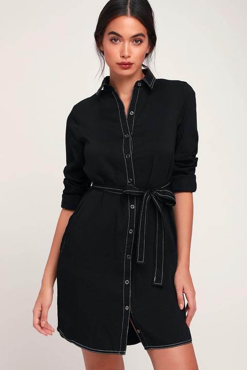 lulus shirt dress