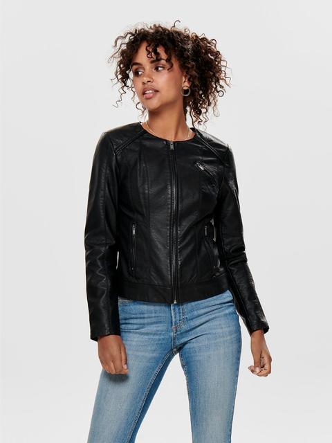 Kort Faux Leather Jacket