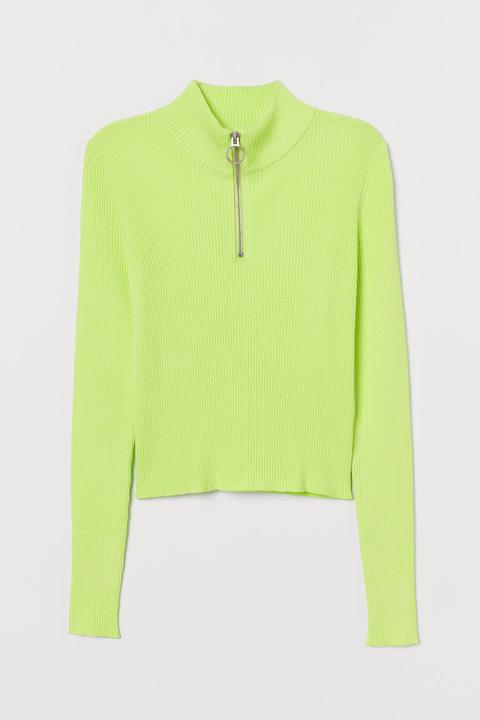 H & M - Pullover A Lupetto - Giallo