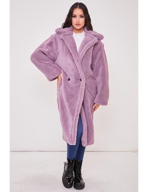 Thunderstorm Attachment Wednesday Manteau Teddy Long Croisé Violet from Brentiny Paris on 21 Buttons Thunderstorm Attachment Wednesday Manteau Teddy Long Croisé Violet from Brentiny Paris on 21 Buttons