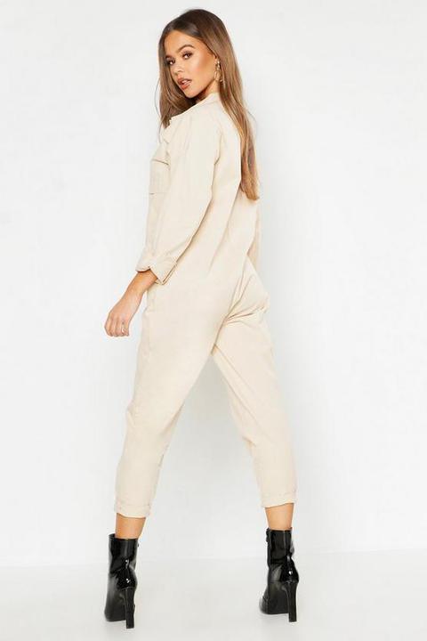 cream boiler suit