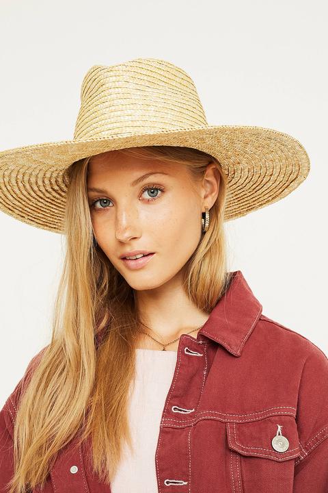 High Crown Straw Panama Hat - Womens All