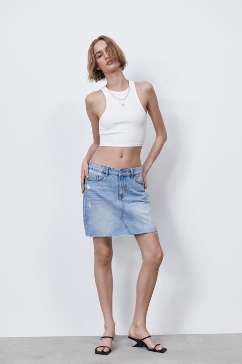 Falda Mini Denim